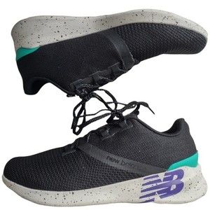 New Balance Women's CUSH+ District Run Black/Purple/Teal Running Shoes 9 Medium
